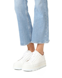 Женские белые резиновые кеды от Maison Margiela