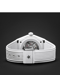 Мужские белые резиновые часы от Zenith