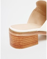 Белые сабо от Asos