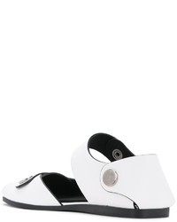 Белые сандалии на плоской подошве от Stella McCartney