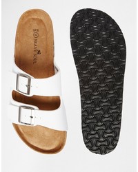 Мужские белые сандалии от Brave Soul