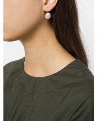 Белые серьги от Wouters & Hendrix Gold