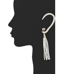 Белые серьги от Mango