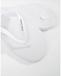 Мужские белые сланцы от Hugo Boss