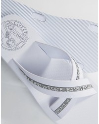 Мужские белые сланцы от Versace