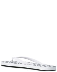 Мужские белые сланцы от DSQUARED2