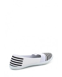 Женские белые слипоны от Bella Comoda