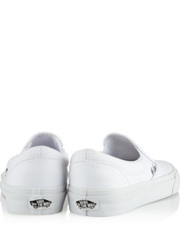 Женские белые слипоны от Vans