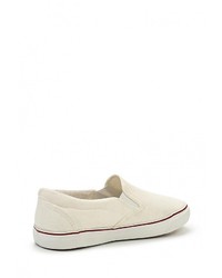 Женские белые слипоны от Dilen