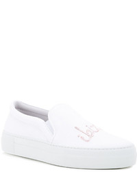 Женские белые слипоны от Joshua Sanders