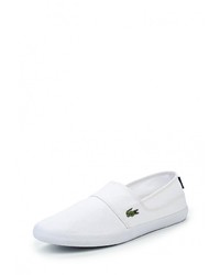 Мужские белые слипоны от Lacoste