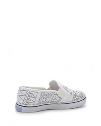 Женские белые слипоны от Lilly's Closet