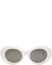 Женские белые солнцезащитные очки от Acne Studios