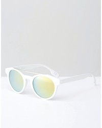 Женские белые солнцезащитные очки от Jeepers Peepers