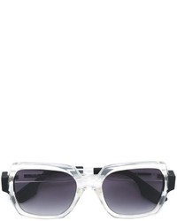 Женские белые солнцезащитные очки от McQ by Alexander McQueen