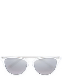 Женские белые солнцезащитные очки от Monique Lhuillier