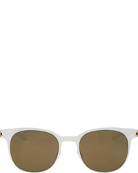 Мужские белые солнцезащитные очки от Mykita