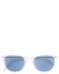 Мужские белые солнцезащитные очки от Oliver Peoples