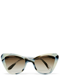 Женские белые солнцезащитные очки от Prism