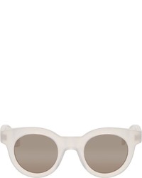 Женские белые солнцезащитные очки от Sun Buddies
