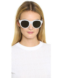 Женские белые солнцезащитные очки