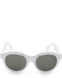 Женские белые солнцезащитные очки
