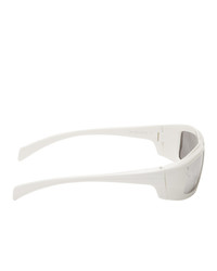 Мужские белые солнцезащитные очки от Rick Owens