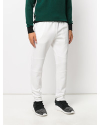 Мужские белые спортивные штаны от Fendi