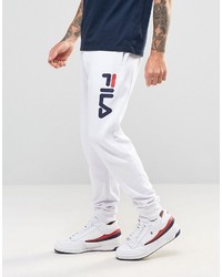 Мужские белые спортивные штаны от Fila