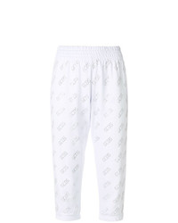 Женские белые спортивные штаны от Gcds