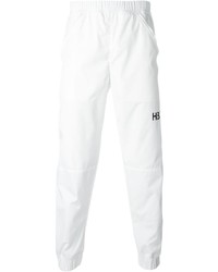 Мужские белые спортивные штаны от Hood by Air