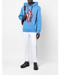 Мужские белые спортивные штаны от Moncler