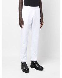 Мужские белые спортивные штаны от Moncler