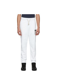 Мужские белые спортивные штаны от Maison Margiela