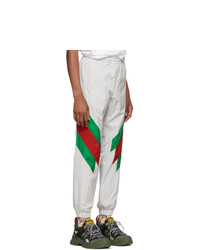 Мужские белые спортивные штаны от Gucci