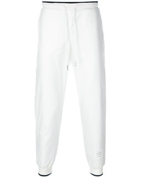 Мужские белые спортивные штаны от Thom Browne