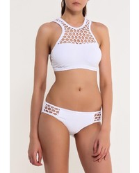 Белые трусики бикини от Seafolly
