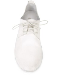 Белые туфли дерби от Marsèll