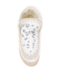 Белые угги от Mou