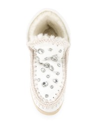 Белые угги от Mou