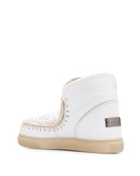 Белые угги от Mou