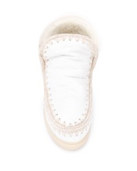 Белые угги от Mou