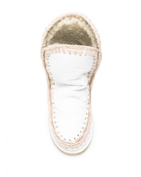 Белые угги от Mou