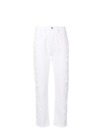 Белые узкие брюки от 3x1