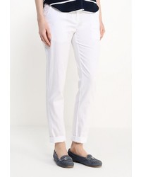 Белые узкие брюки от Baon