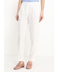 Белые узкие брюки от Baon