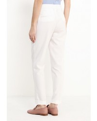 Белые узкие брюки от Baon