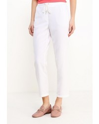 Белые узкие брюки от Baon