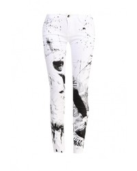 Белые узкие брюки от By Swan