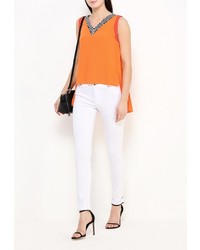 Белые узкие брюки от Byblos